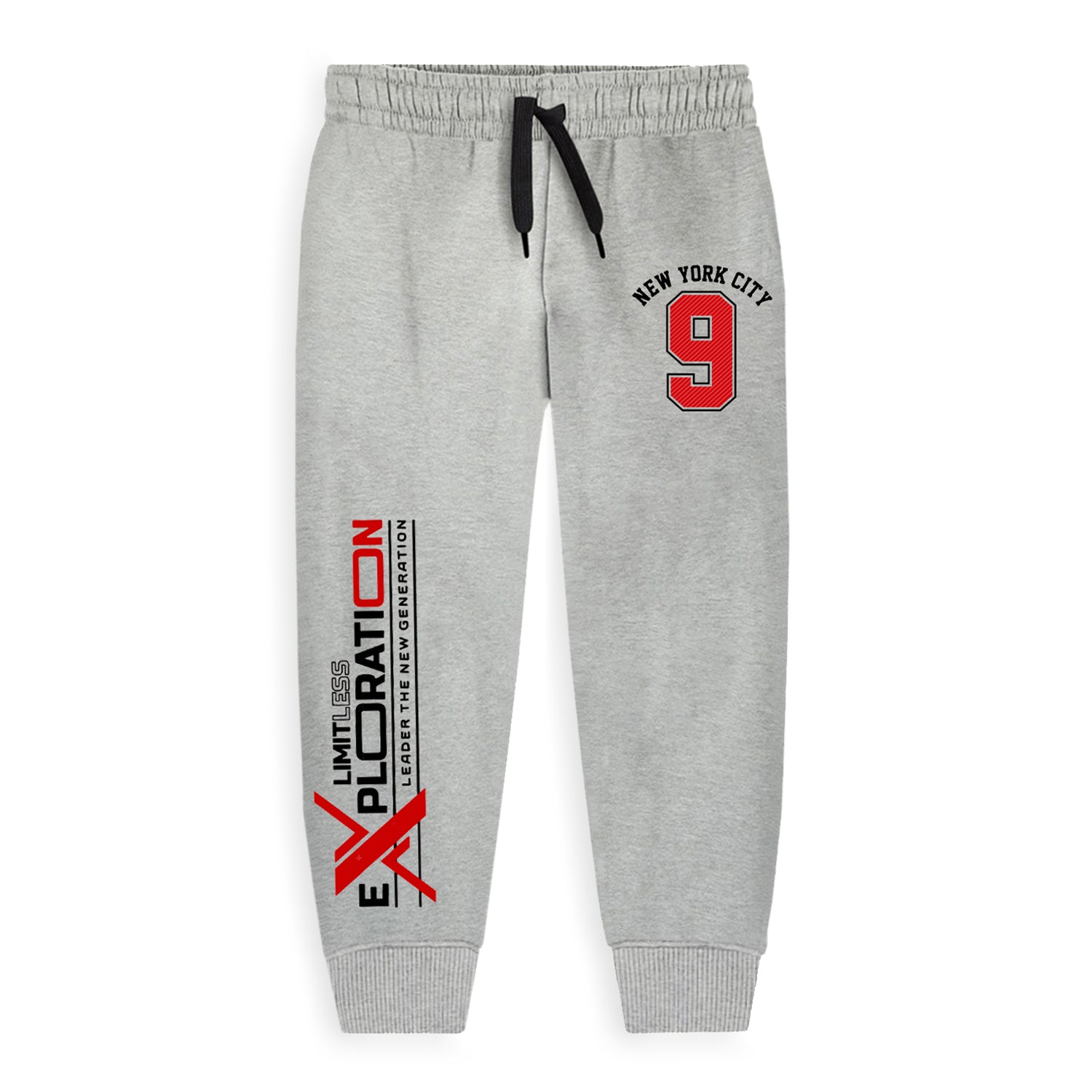 Trampoline Boys Printed Casual Track pant (Pack of 2)