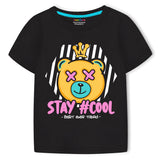 Trampoline Boys Printed Casual Clothing Set (Pack of 2)