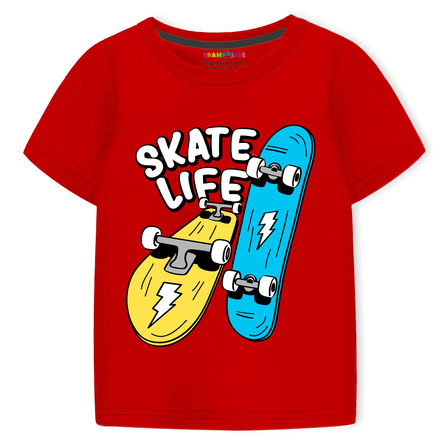 Trampoline Boys Half Sleeves Regular Fit T-Shirt (Pack of 5)
