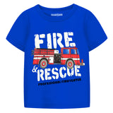 Trampoline Boys Printed Casual Clothing Set (Pack of 2)
