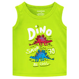 Trampoline Boys Printed Casual Clothing Set (Pack of 2)