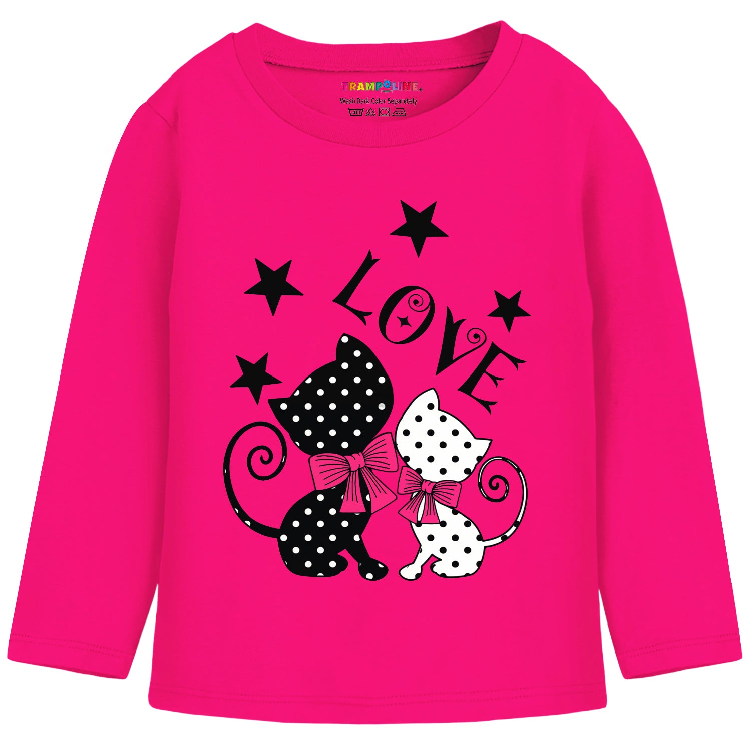Trampoline Girls Graphic Print Full Sleeve T-Shirts Pack of 3