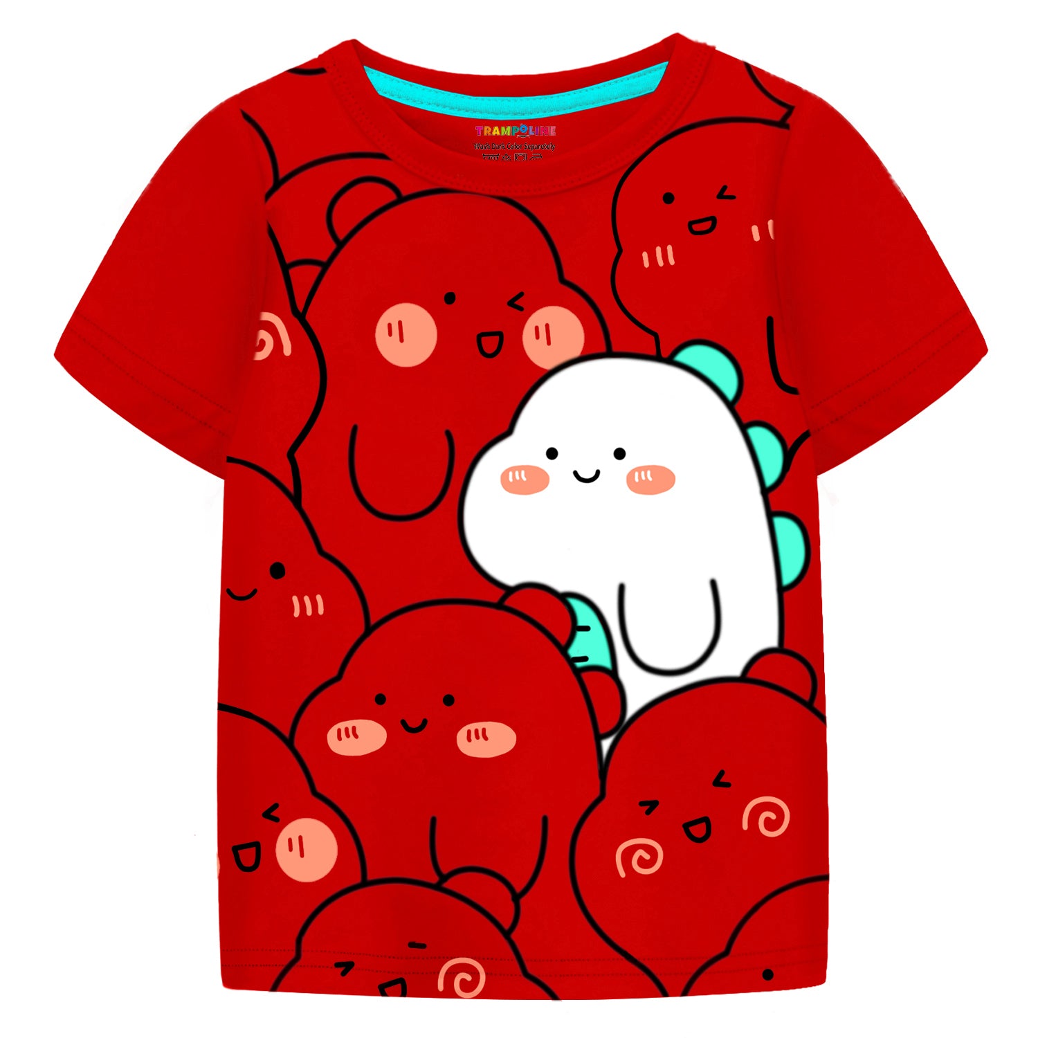 Trampoline Boys Graphic Print Half Sleeve T-Shirts Pack of 5