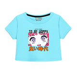 Trampoline Girls Printed Crop Top and Track pant Set Pack of 1