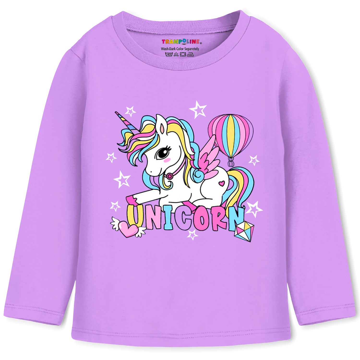 Trampoline Girls Graphic Print Full Sleeve T-Shirts Pack of 5