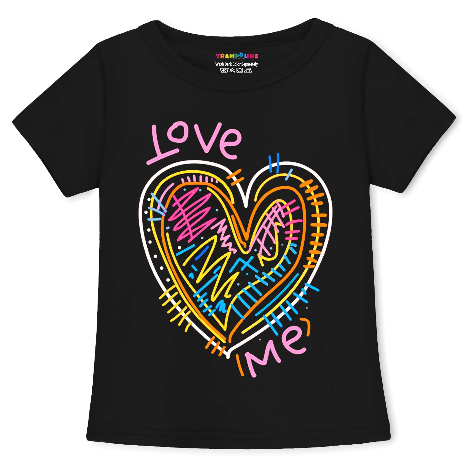 Trampoline Girls Half Sleeves Regular Fit T-Shirt (Pack of 5)