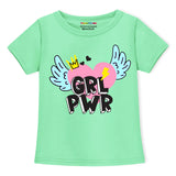 Trampoline Girls Printed Casual Clothing Set (Pack of 2)