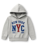 Trampoline Fleece Knit Full Sleeves Wildcats & NYC Printed Winter Sweatshirt Pack of 2 - Green Grey