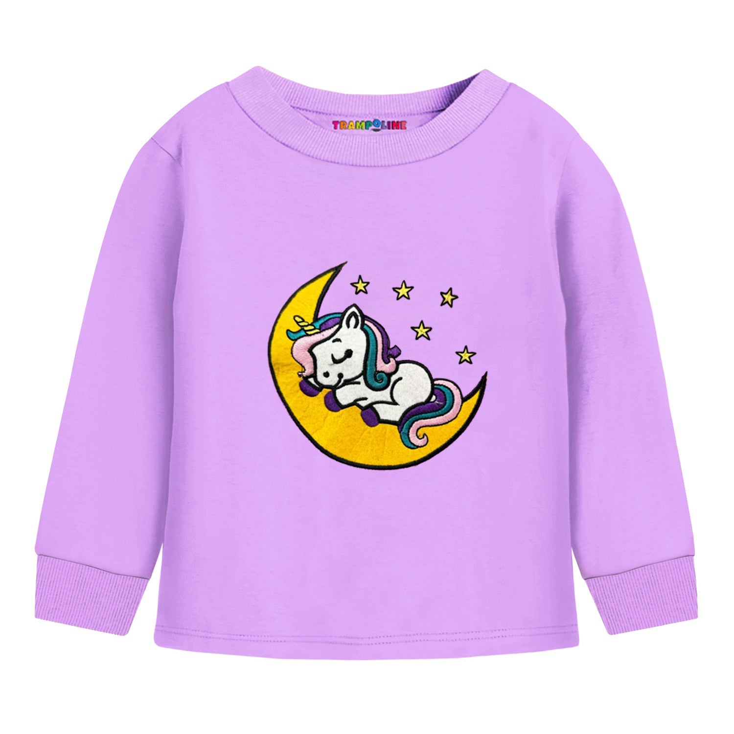 Trampoline Kids Cotton Terry Loop Patch-Work T-shirt and Pyjama Set