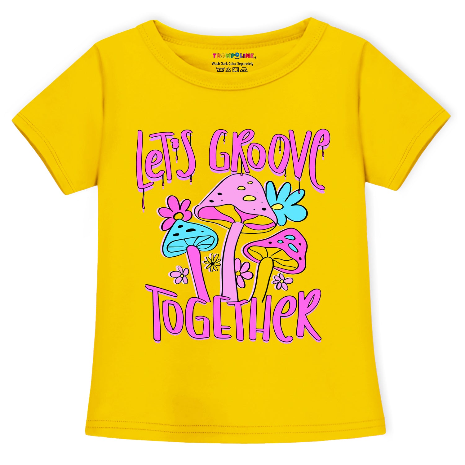 Trampoline Girls Graphic Print Half Sleeve T-Shirts Pack of 3
