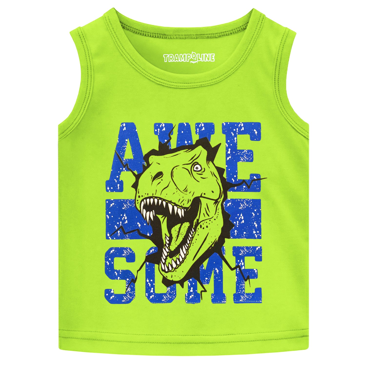 Trampoline Boys Sleeveless Regular Fit T-Shirt (Pack of 4)