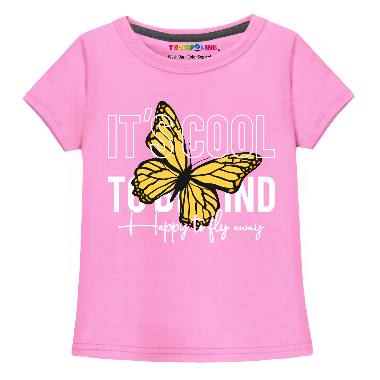 Trampoline Girls Half Sleeves Regular Fit T-Shirt (Pack of 5)