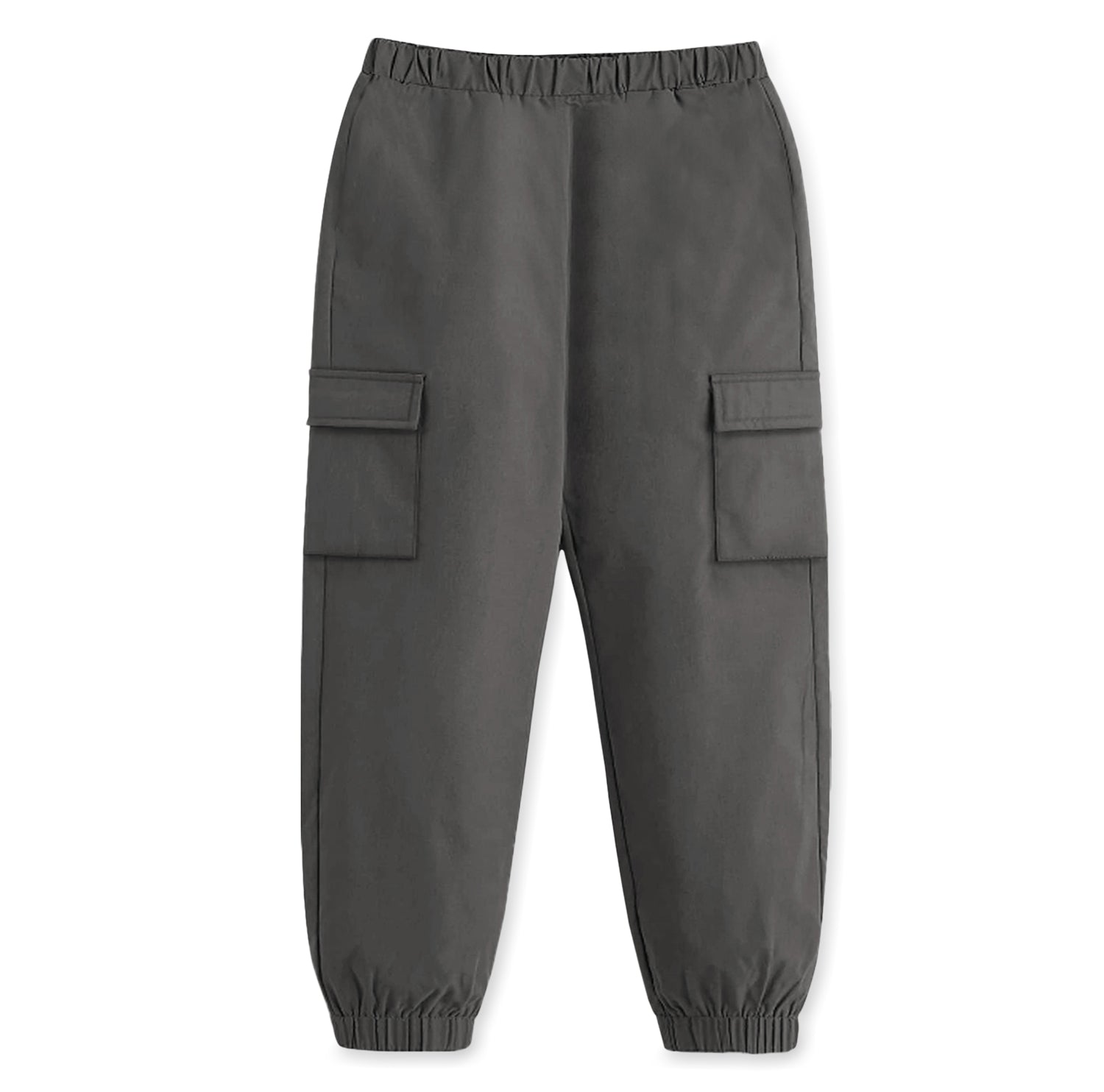 Trampoline Boys Woven Cargo Trousers Regular Fit with 4 Pockets (Grey)