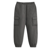 Trampoline Boys Woven Cargo Trousers Regular Fit with 4 Pockets (Grey)