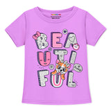Trampoline Girls Printed Casual Clothing Set (Pack of 2)