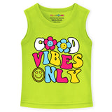 Trampoline Girls Printed Sleeveless T-Shirt pack of 3