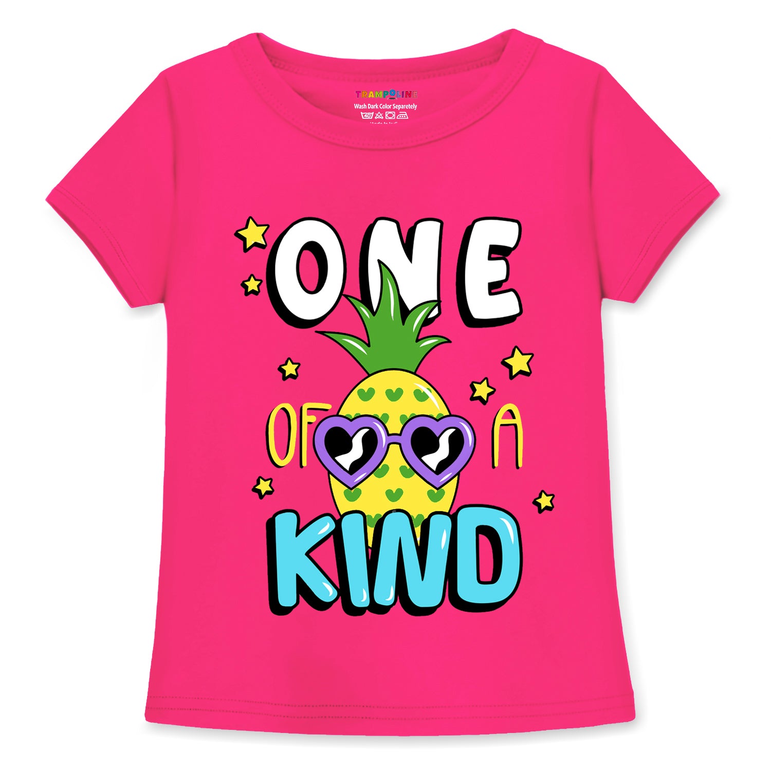 Trampoline Girls Printed Casual Clothing Set (Pack of 2)