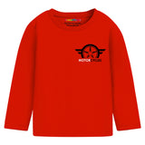 Trampoline Cotton Blend Knit Pack Of 5 Full Sleeves Text Printed Tees - Multi Colour