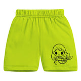 Trampoline Girls Graphic Printed Shorts (Pack of 5)