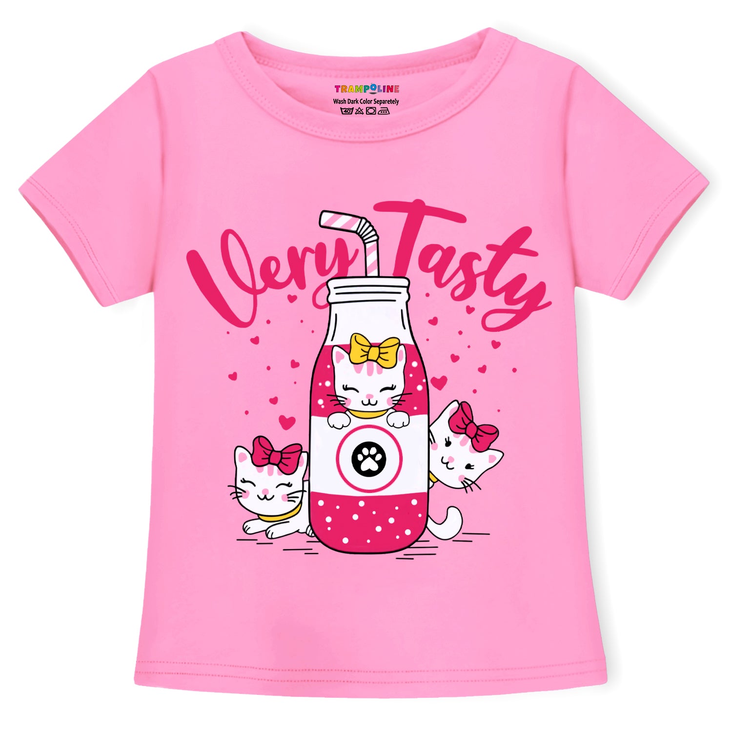 Trampoline Girls Printed Casual Clothing Set (Pack of 2)