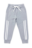 Trampoline Cotton Blend Knit  Pack of 3 Trackpants with Side Stripes - Multi Colour