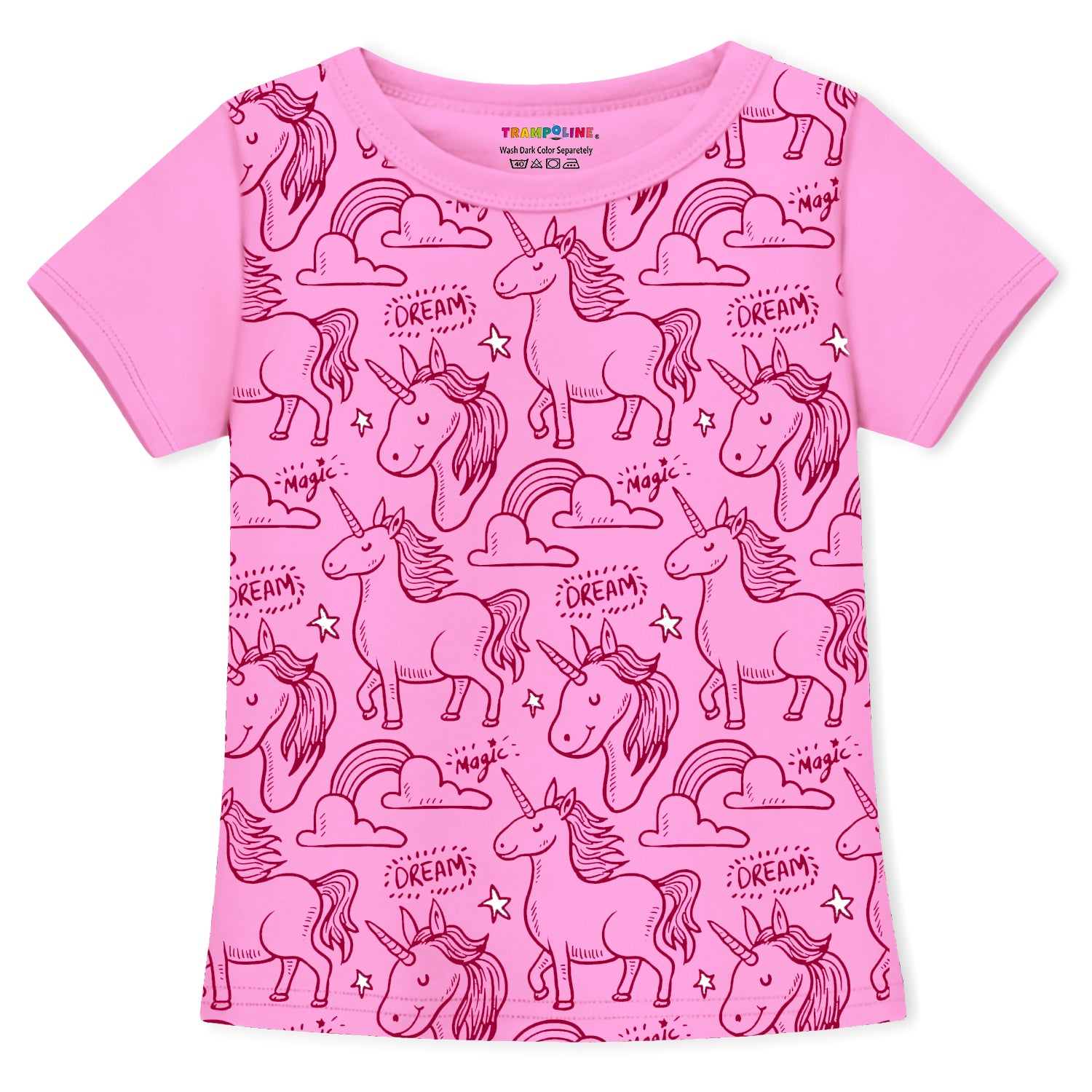Trampoline Girls Full Sleeves Regular Fit T-Shirt (Pack of 5)