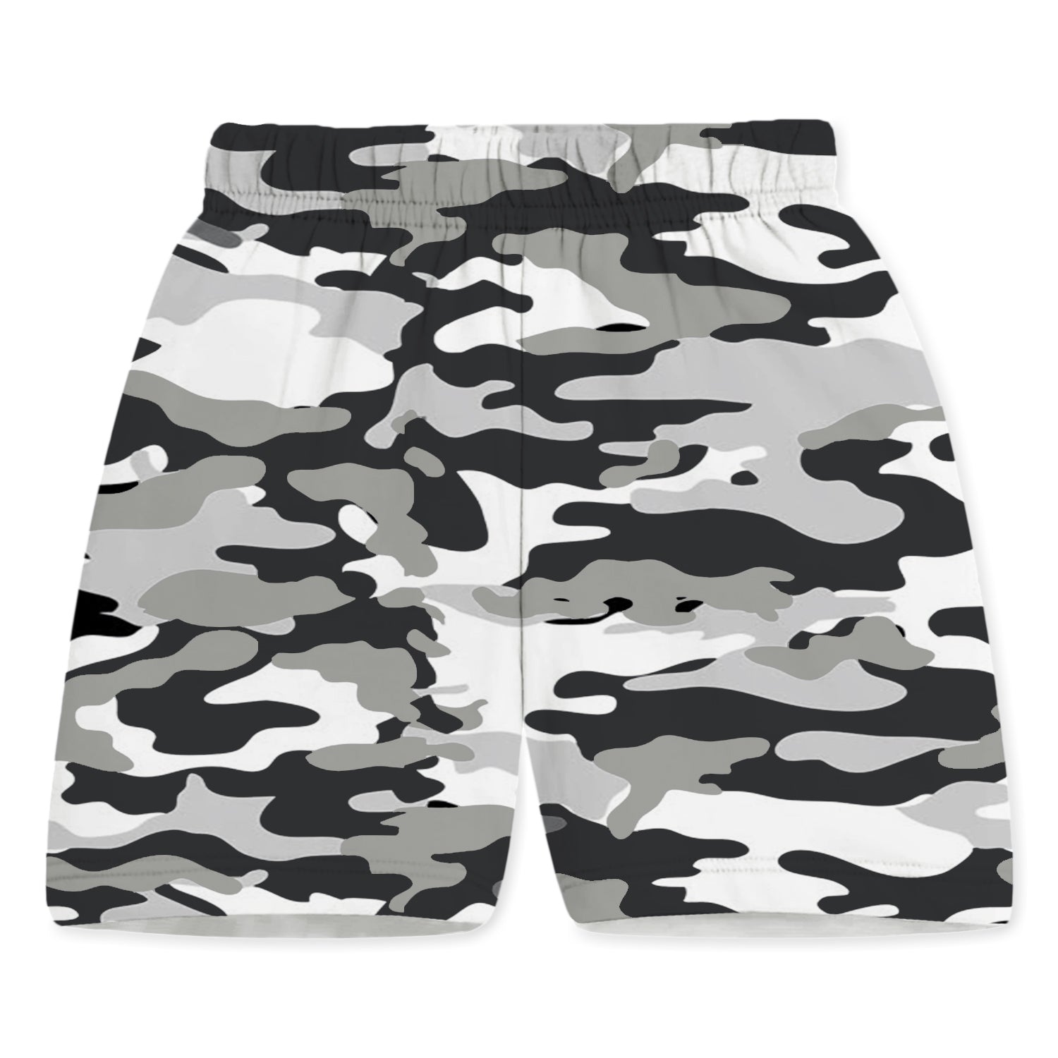 Trampoline Cotton Blend Knit Pack Of 5 Camouflage & Graphic Printed Shorts - Multi Color