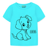Trampoline Boys & Girls Animal Print Cotton Blend T Shirt Pack of 5