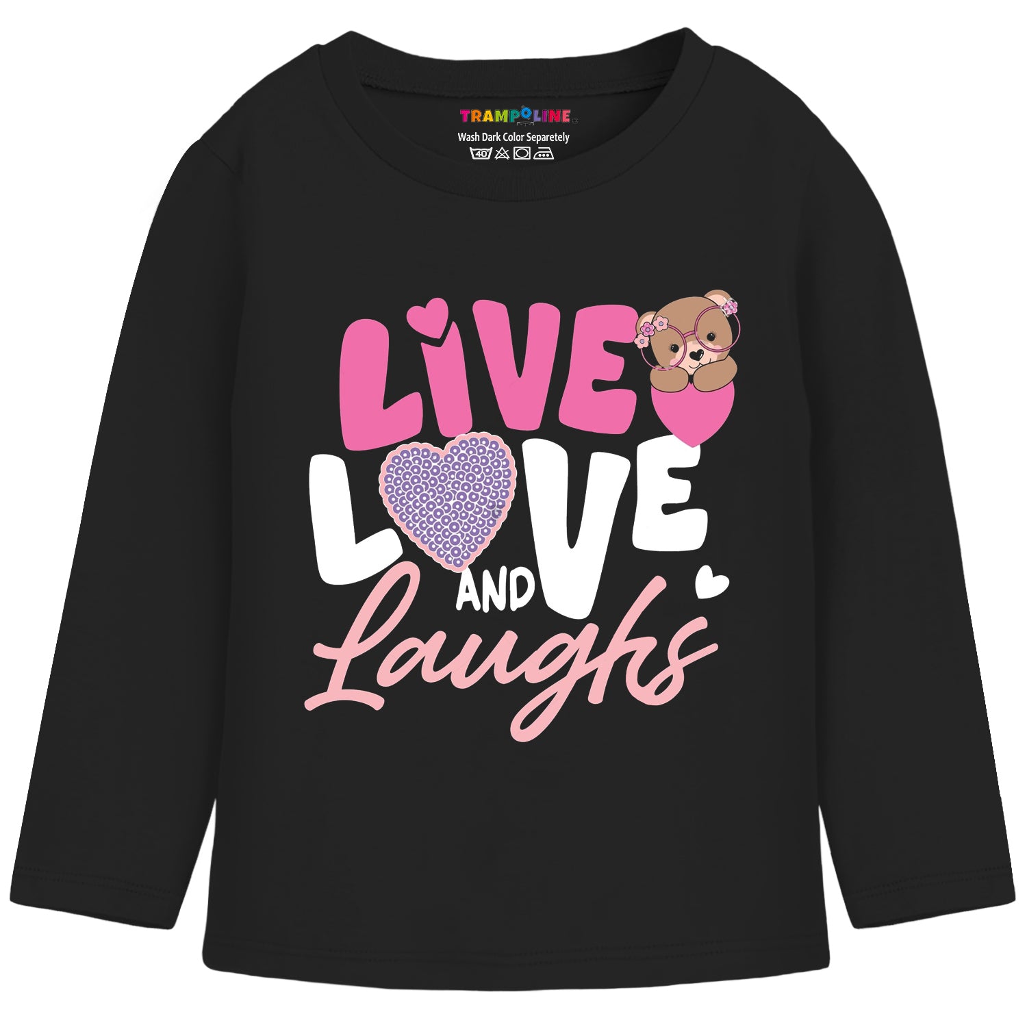 Trampoline Girls Graphic Print Full Sleeve T-Shirts Pack of 3