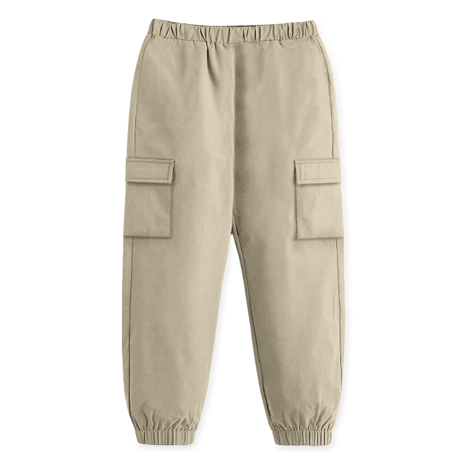 Trampoline Boys Woven Cargo Trousers Regular Fit with 4 Pockets (Beige)