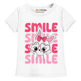 Trampoline Girls Pack Of 3 Graphic Printed Round Neck T-shirts