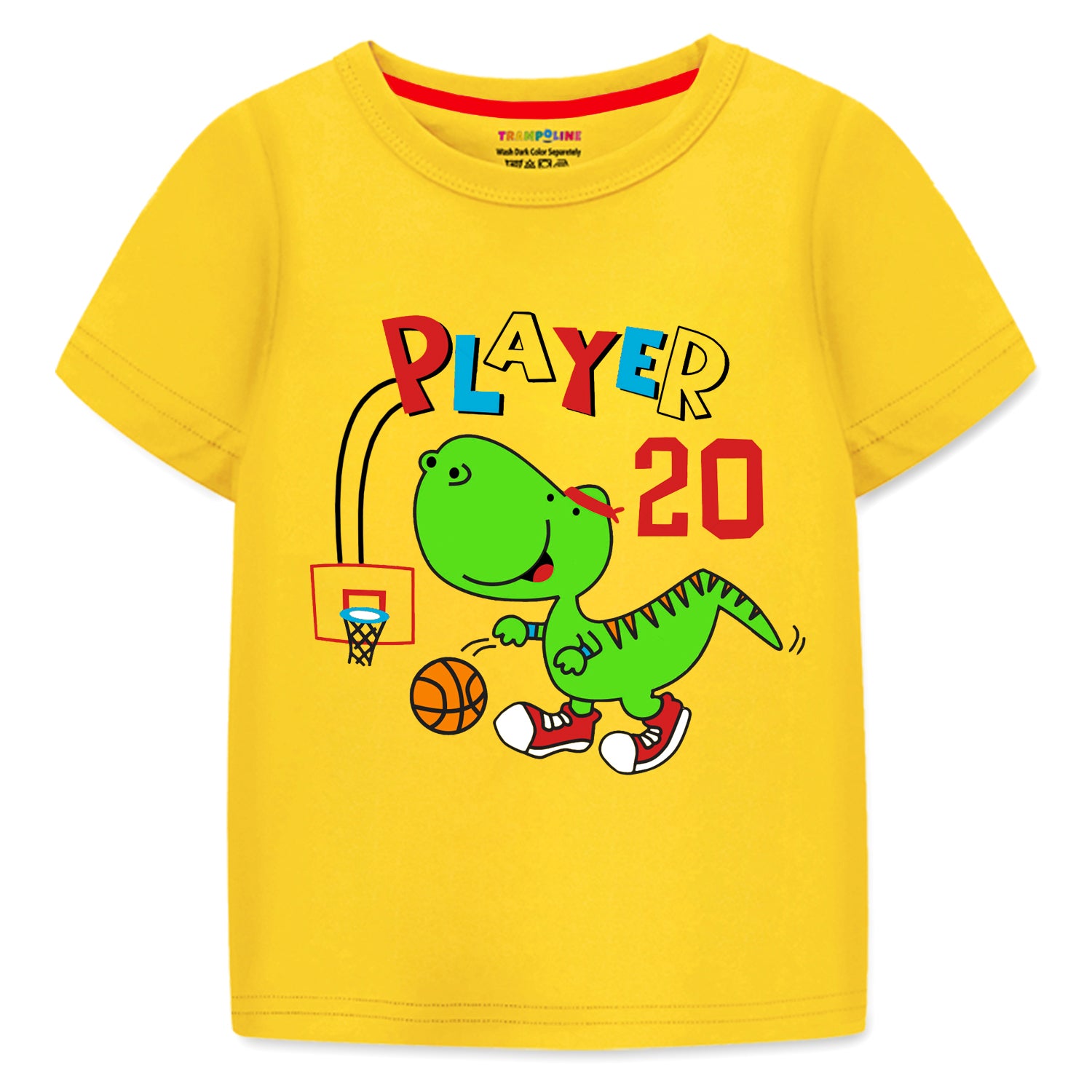Trampoline Boys Graphic Print Half Sleeve T-Shirts Pack of 5