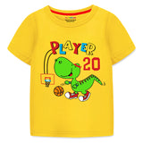 Trampoline Boys Graphic Print Half Sleeve T-Shirts Pack of 5