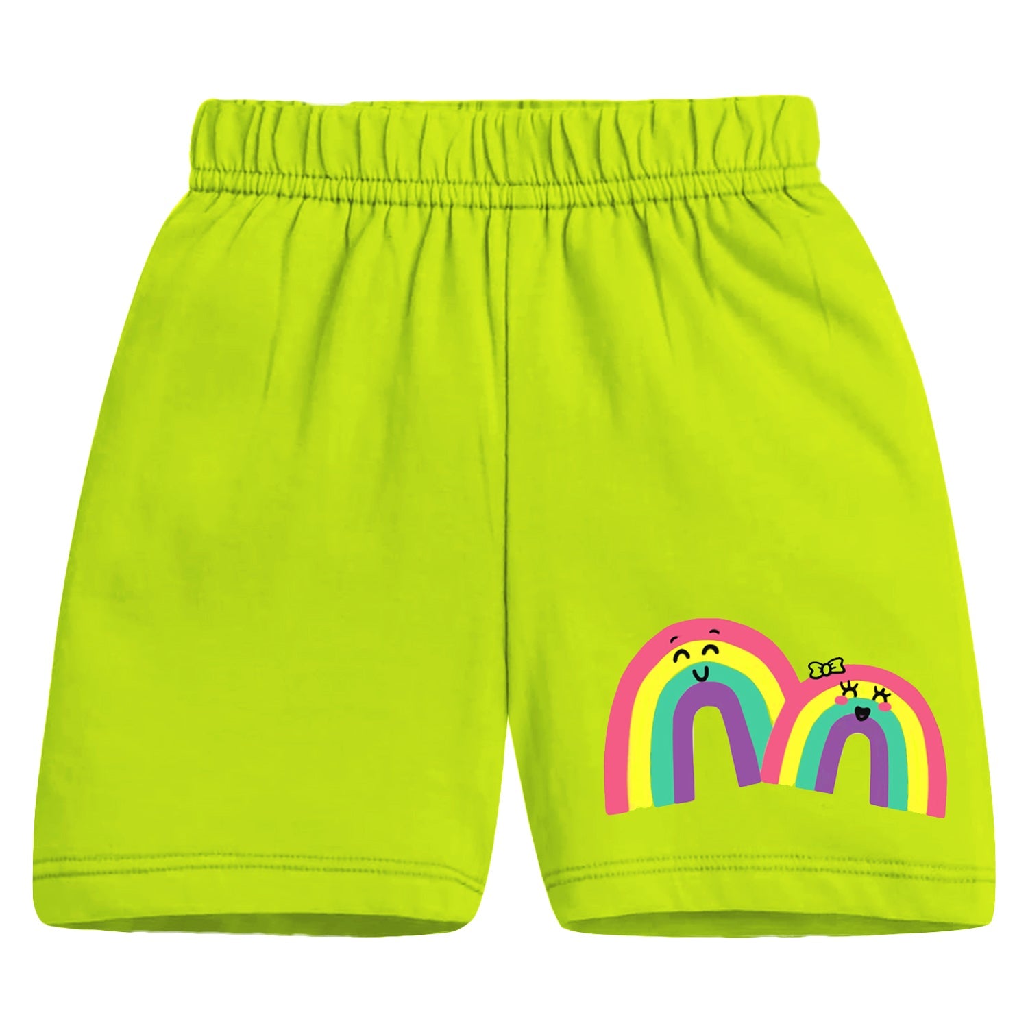 Trampoline Girls Printed T-shirt & Short Set Pack of 2