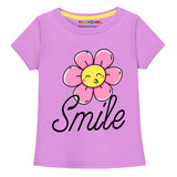 Trampoline Cotton Blend Knit Pack Of 3 Half Sleeves Smile, Bee & Ice Cream Printed T-Shirt & Shorts Set - Multi Color