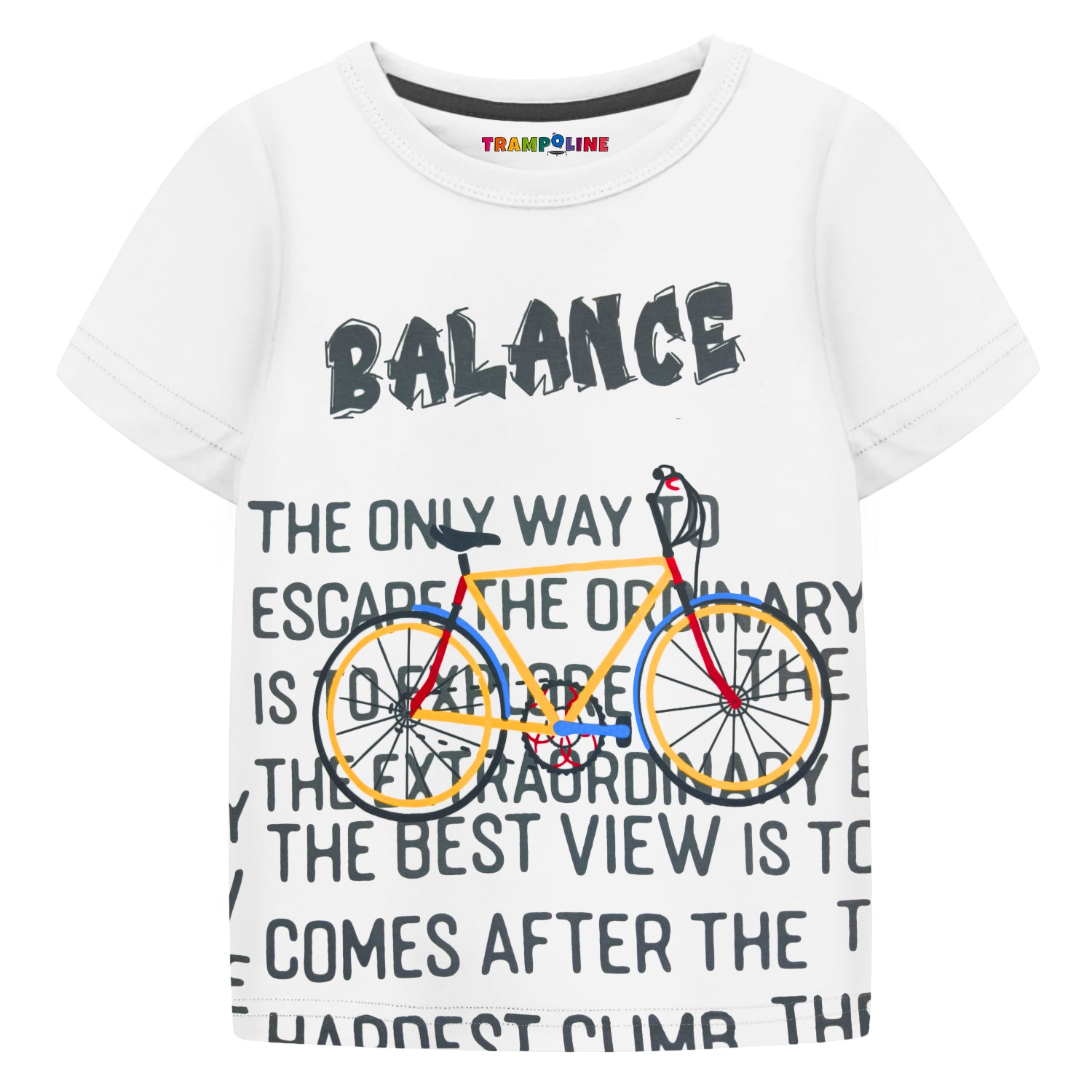 Trampoline Boys Half Sleeves Regular Fit T-Shirt (Pack of 5)