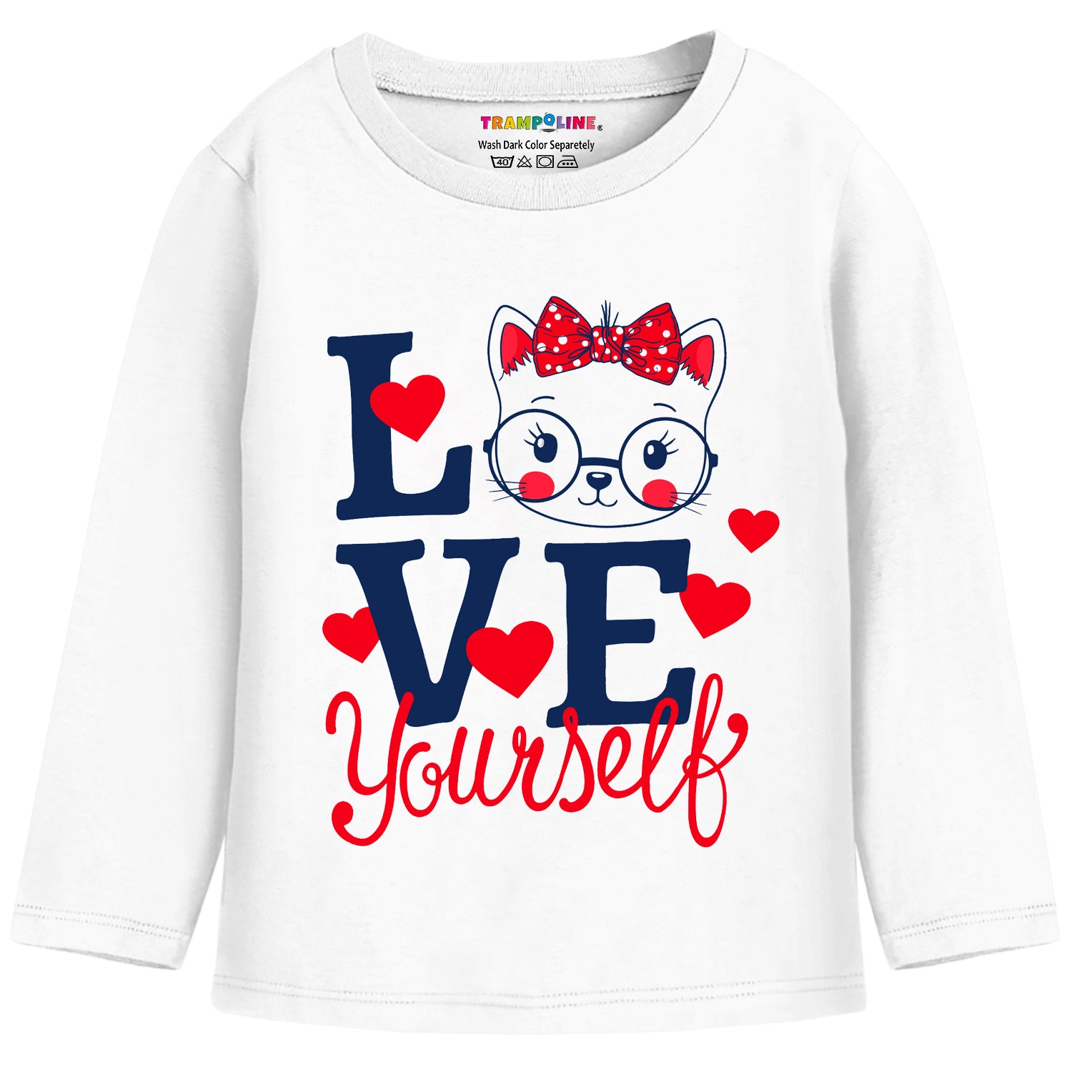 Trampoline Girls Full Sleeves Regular Fit T-Shirt (Pack of 5)