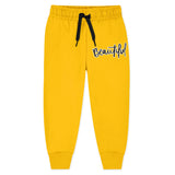 Trampoline Girls Yellow Printed Tshirt and Trackpant Set