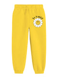 Trampoline Girls Printed Crop Top and Track pant Set Pack of 1