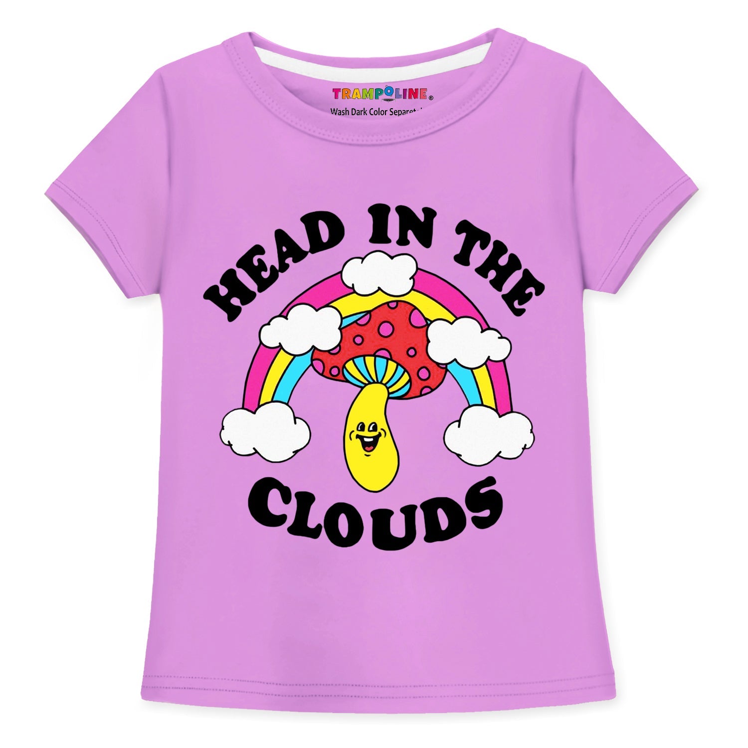 Trampoline Girls Pack Of 5 Graphic Printed Round Neck T-shirts