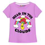 Trampoline Girls Pack Of 5 Graphic Printed Round Neck T-shirts