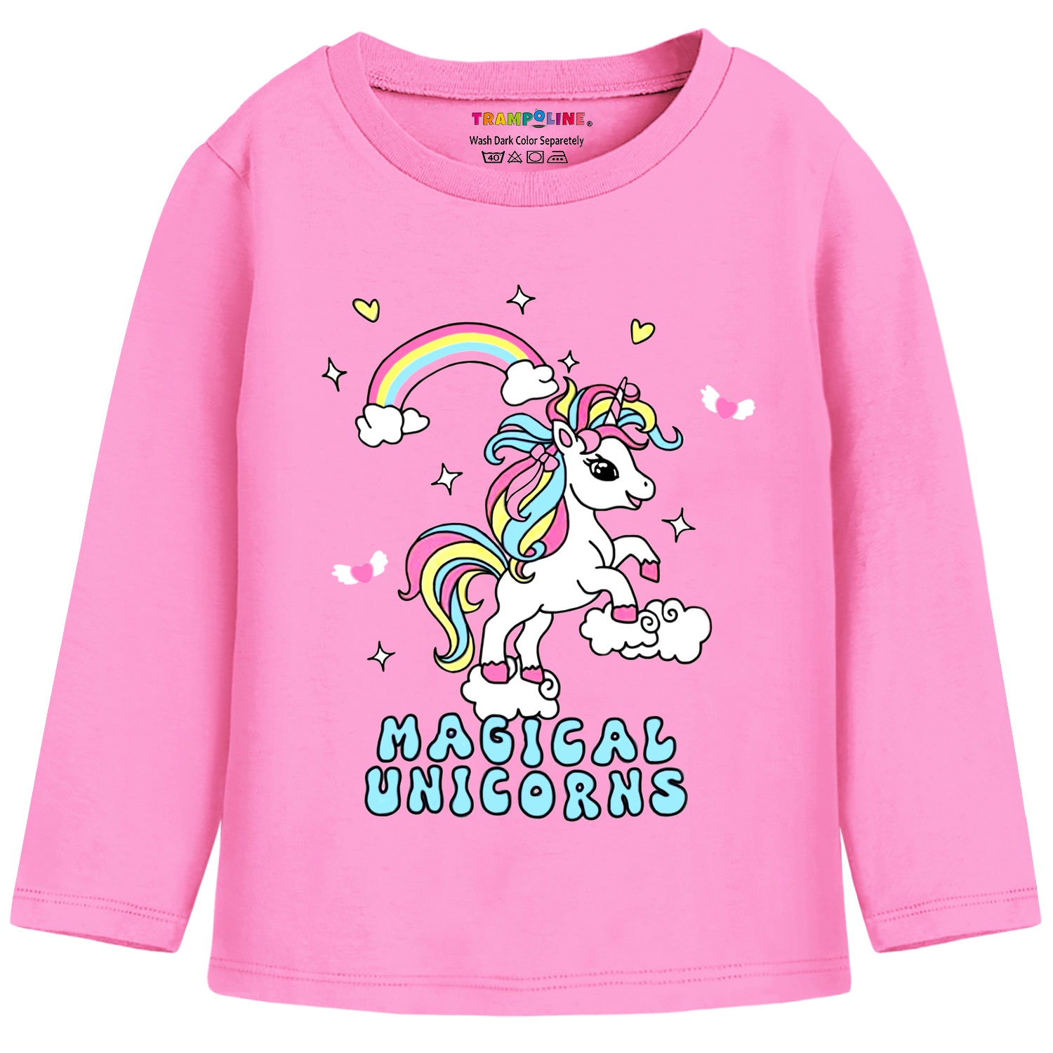 Trampoline Girls Graphic Print Full Sleeve T-Shirts Pack of 3