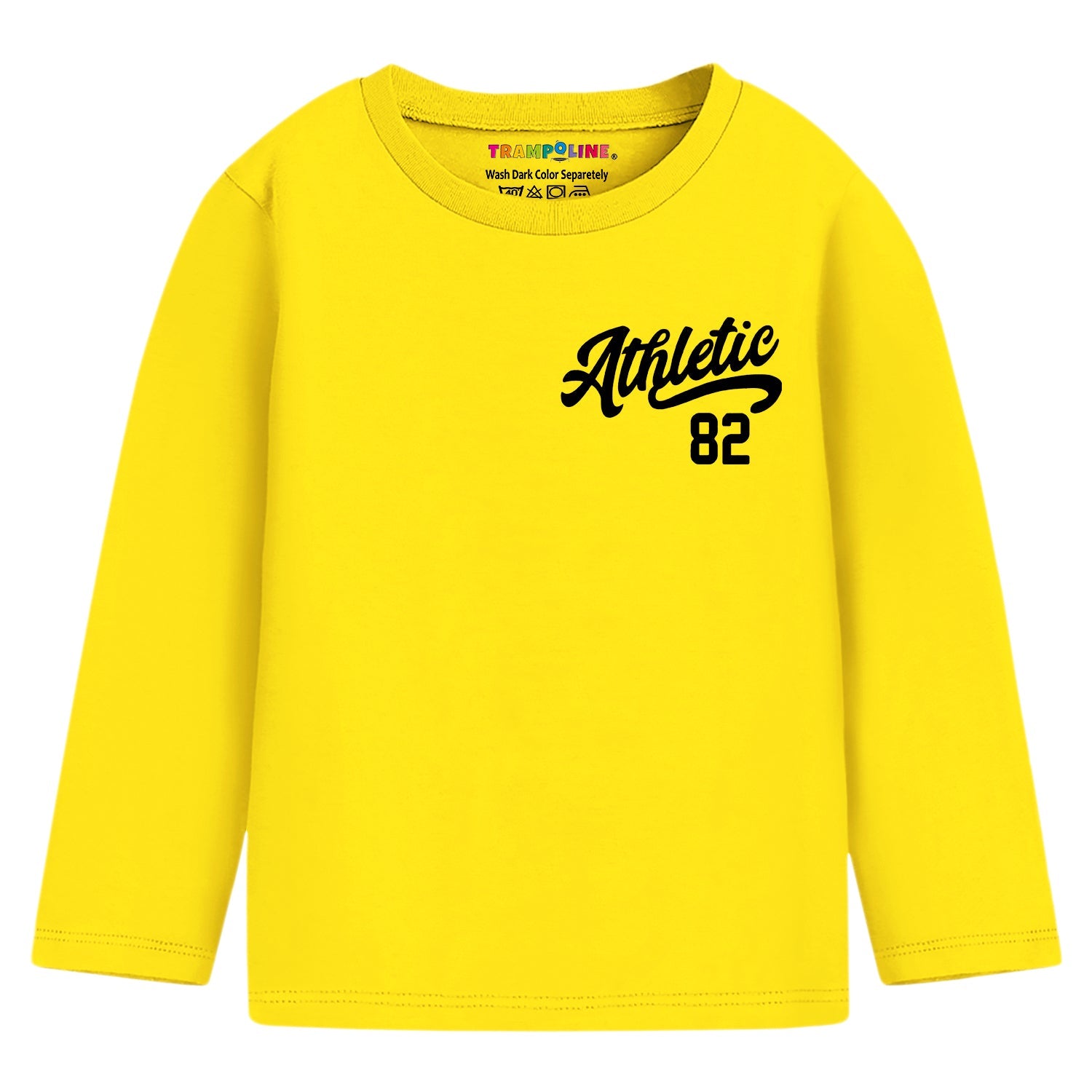 Trampoline Cotton Blend Knit Pack Of 5 Full Sleeves Text Printed Tees - Multi Colour