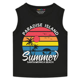 Trampoline Boys & Girls Printed Sleeveless T-Shirt pack of 3