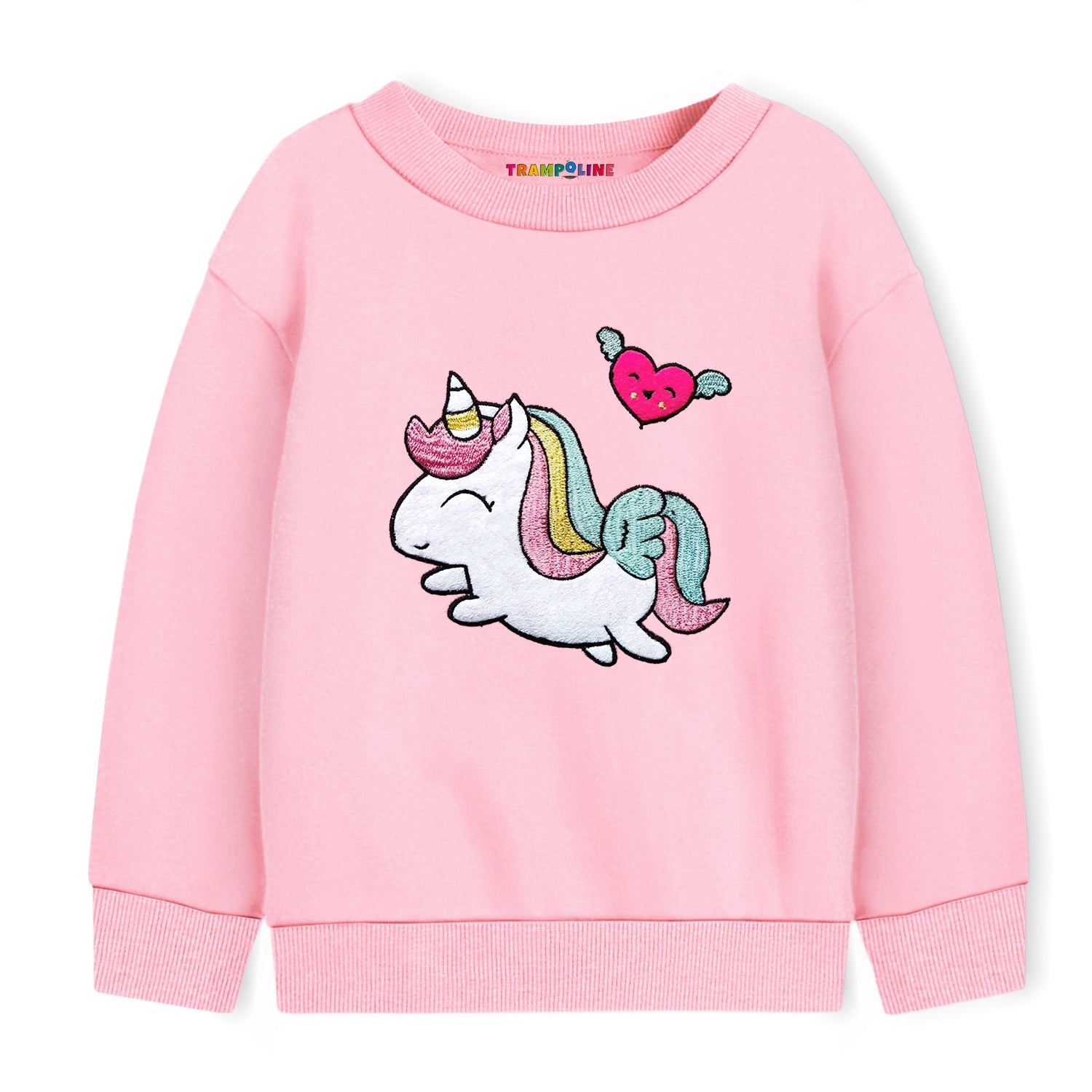 Trampoline Girls Full Sleeve Printed Sweatshirt (Pack of 2)