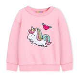 Trampoline Girls Full Sleeve Printed Sweatshirt (Pack of 2)