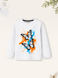 Trampoline Girls Cotton Blend Unicorn & Butterfly Print Full Sleeve T-Shirts – Pack of 5 (Multi Colour)