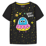 Trampoline Boys Graphic Print Half Sleeve T-Shirts Pack of 5
