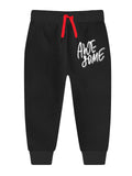 Trampoline Girls Red & Black Printed Tshirt and Trackpant Set