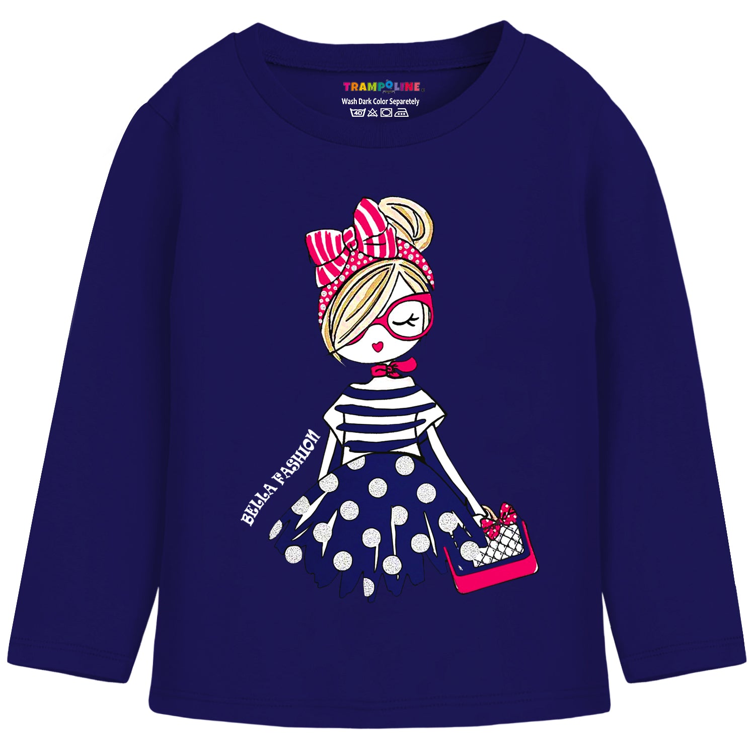 Trampoline Girls Graphic Print Full Sleeve T-Shirts Pack of 3